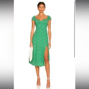 Astr The Label Keepsake Floral Midi Dress